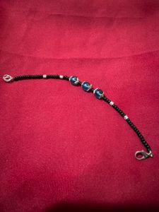 Blue Beaded Bracelet