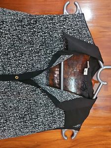 Sleeveless Button-Down Top