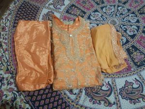 Kurti Pants Dupatta Set