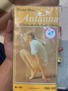 Black and nude stocking Anfanna Pantyhose Set