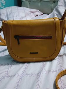 Fastrack mustard Sling bag