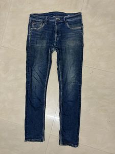 Dark Blue Denim Jeans