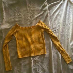 Pretty Yellow Urbanic Off Shoulder top