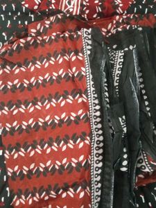 Black Suit Pant With Dupatta