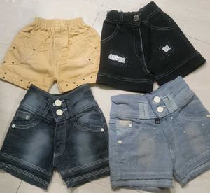 Cute Girls' hot pants set of 4