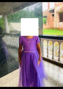 Girls&#39; Purple Party Dress