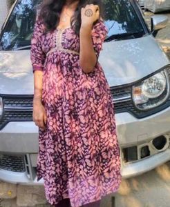 Dress With Well And Pant Super Dres