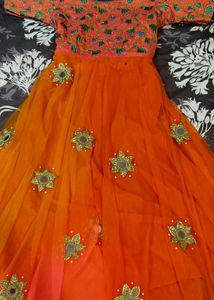Beautiful Orange Gown 🧡