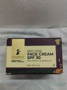 Pilgrim Red Vine Face Cream SPF 30