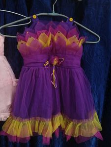 🎉SALE🎉 Girls Net Frocks,COMBO OF 2(for1to2Years)