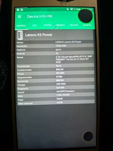 lenovo k6 power 3/32