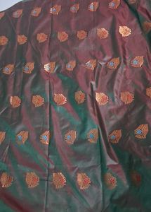 Elegant Pink Silk Saree