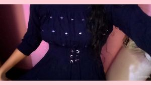 Elegant Navy Blue Dress