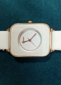 Elegant Minimalist White Watch