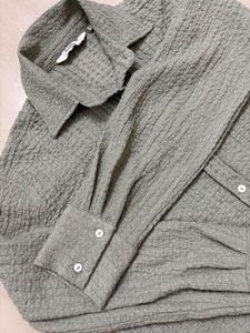 Sage Green Textured Co- Ord Set
