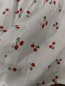 White Asthetic  Skirt