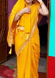 Elegant Yellow Saree