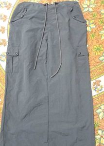Y2k Grey Long Skirt