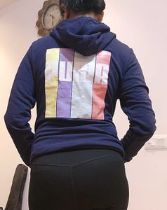 Puma Navy Zip Hoodie