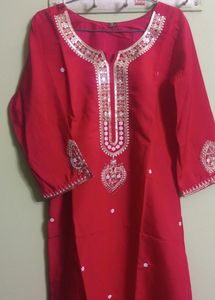 New/Unused Embroidered Kurta With Pant Dupatta