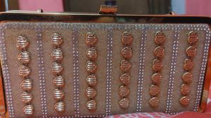 Gold Heart Evening Clutch