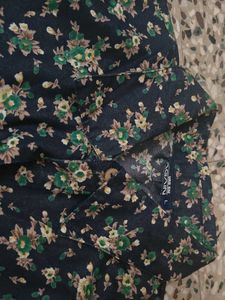 Floral Print Long Sleeve Dress