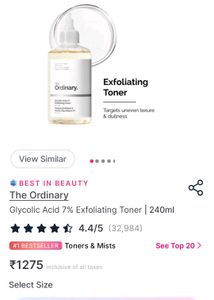 The Ordinary Glycolic Acid 7% Toning Solution