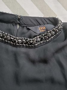 Black Cold Shoulder Top