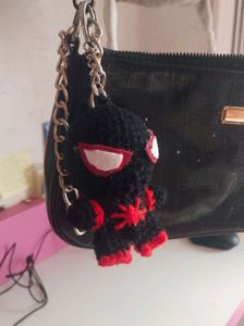 Crochet Spiderman Keychain!!