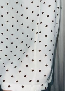Women&#39;s Summer Dot Print Casual Top