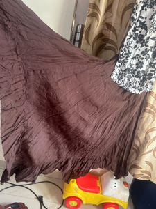 Brown Ethnic Skirt