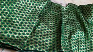 Dark Green Colour Blouse Design