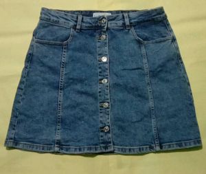 Denim Skirt Size L, Mango. Price Drop!