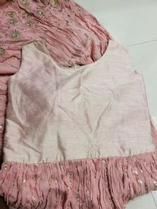 Elegant Pink Embellished Gown