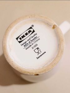 Ceramic Cup (IKEA) White