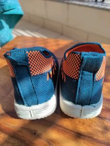 Super Cool Daily Use Blue And Orange Shoes
