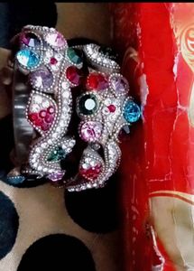New Kaftan Kurti With Stone Bangle Free