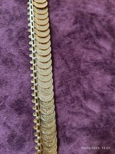 Gold Tone Coin Necklace