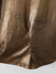 GOLD METALLIC BODYCON DRESS