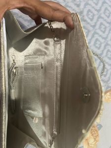 Silver Shinning Clutch