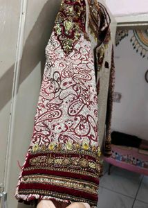Marron Sherwani With Removebal Coti
