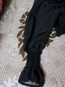 Chic Black Crop Top
