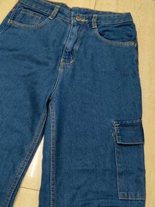 dark blue Cargo Jeans