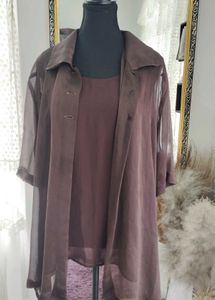 Elegant Brown top set