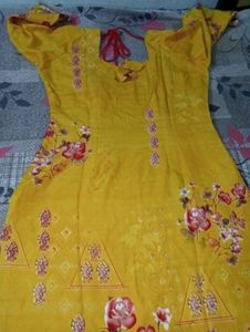 Beautiful Yellow Suit With Duppatta