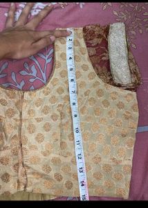 Elegant Brown Floral Saree