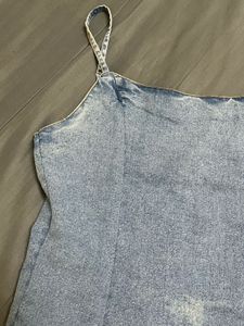 Denim Bodycon Mini Dress