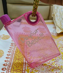 Notebook Water Bottle Pink