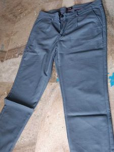Max Blue Casual Trousers