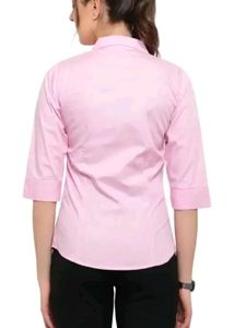 Pink 3/4 Sleeve Shirt